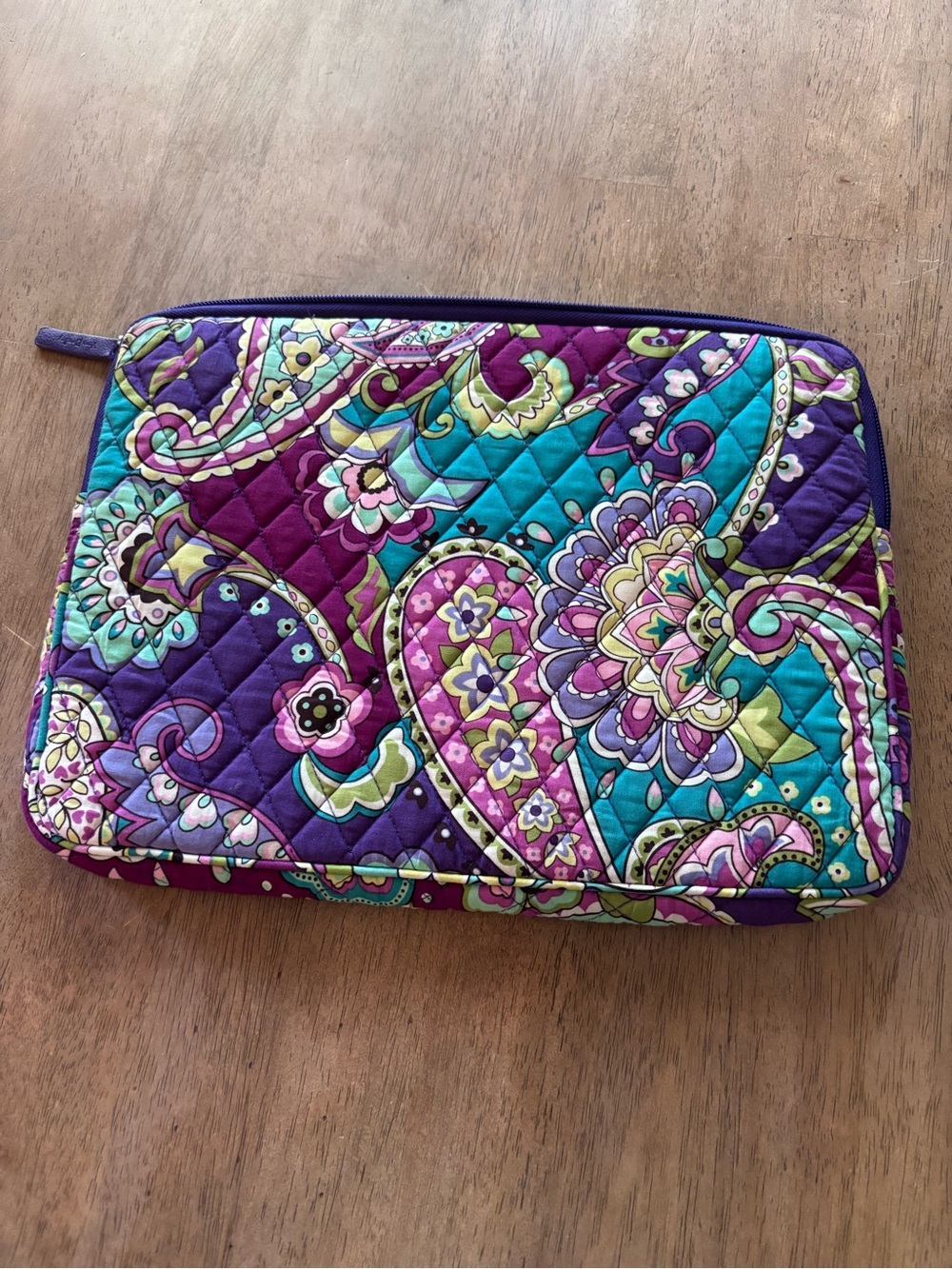 Vera Bradley Quilted Paisley Tablet Bag